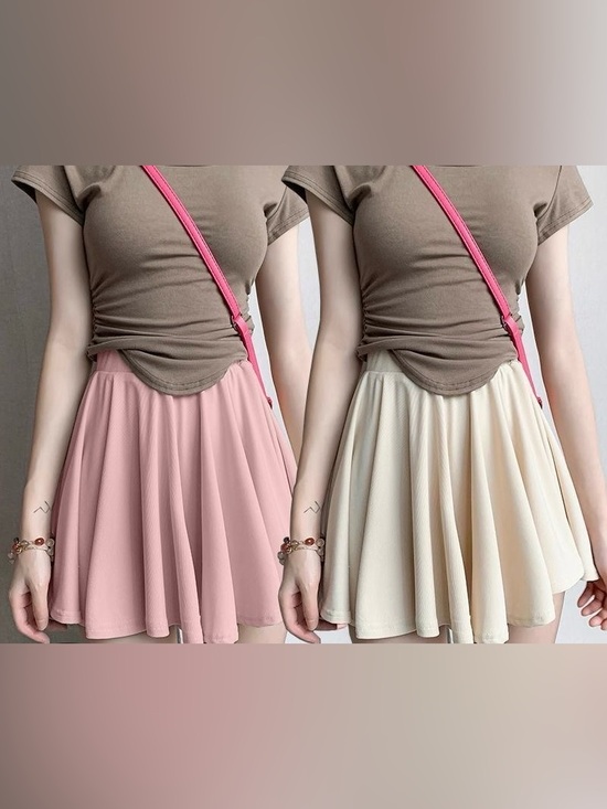Dresses & Skirts - Soft Bubble Skirts in White & Blush Pink